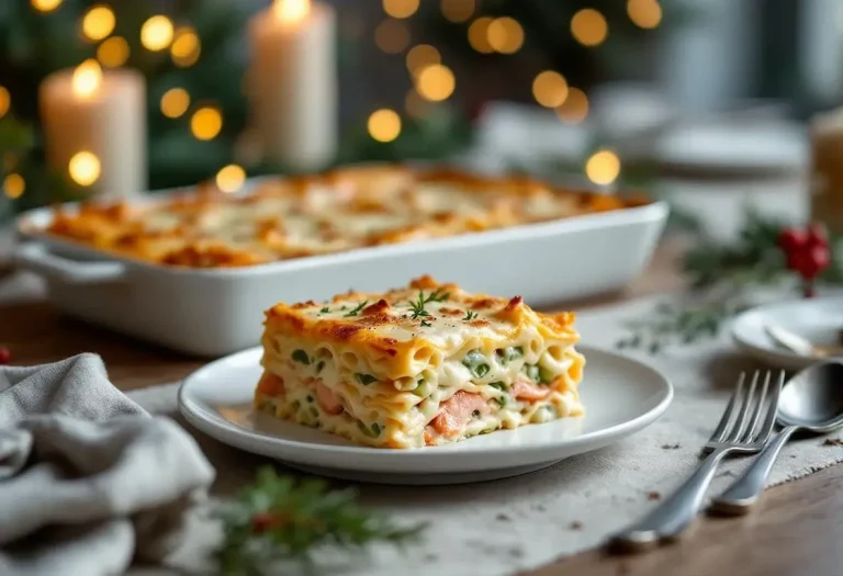 Avalanche de béchamel, saumon ultra fondant et fromage gratiné : ces lasagnes de Noël sont une pure folie