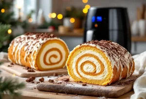 Bûche de Noël au Airfryer : la recette ultra express pour bluffer vos invités sans four
