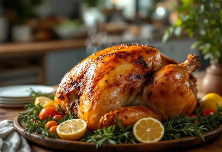 Ce geste à faire la veille, que tout le monde oublie, est le secret d’une dinde ou d’un chapon à la peau ultra croustillante
