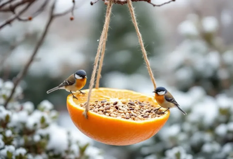 Cet agrume que vous jetez chaque matin peut devenir un refuge précieux pour les oiseaux du jardin cet hiver