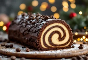 Cette bûche au chocolat et café ultra fondante fait l’unanimité à Noël : chaque bouchée est un vrai moment de fête
