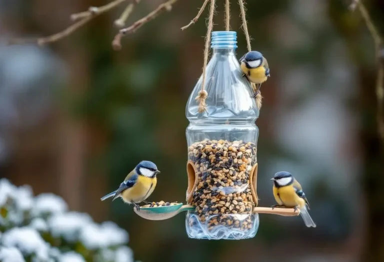Comment une simple bouteille plastique se transforme en mangeoire idéale pour les oiseaux