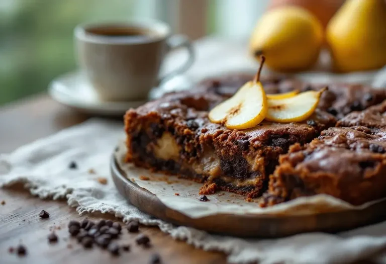 Encore plus fondant qu’un cake : ce dessert poire-chocolat risque bien de vous rendre accro !