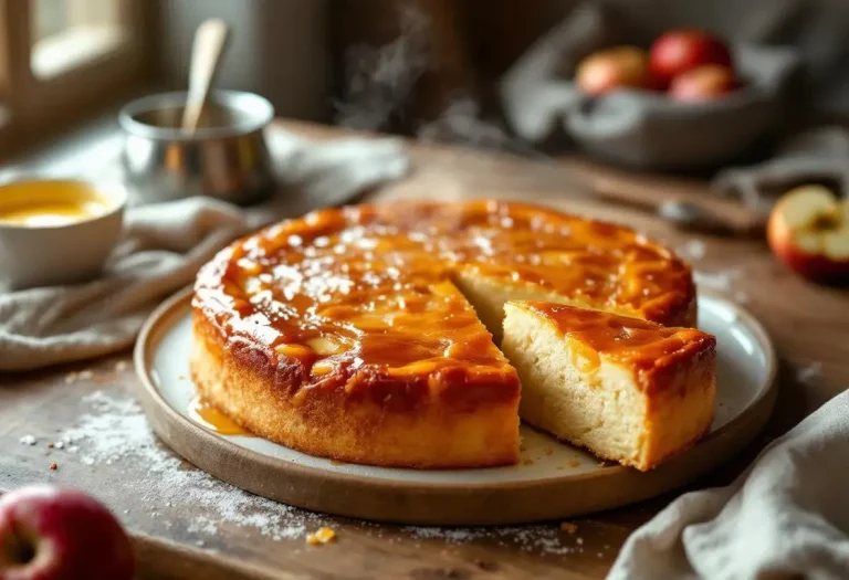 Gâteau pommes, beurre chaud et caramélisation : le trio magique qui sublime un dessert simple en chef‑d’œuvre