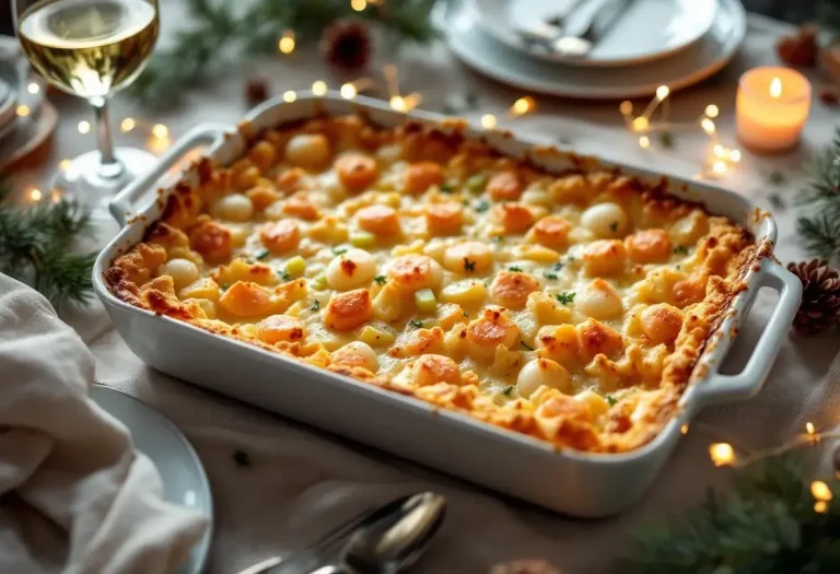 Oubliez la dinde : ce gratin ultra crémeux Saumon & Saint-Jacques est le plat de Noël idéal