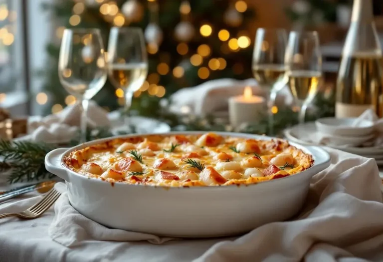 Oubliez la dinde : ce gratin ultra crémeux Saumon & Saint-Jacques sera votre plat de Noël idéal