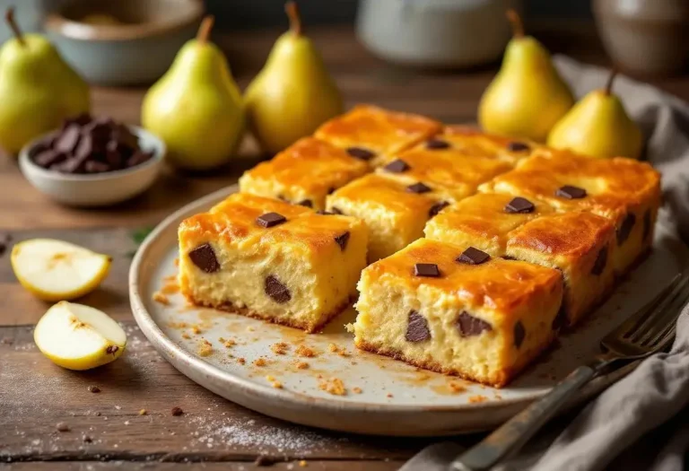 Plus fondant qu’un cake : ce dessert poire-chocolat pourrait bien vous rendre accro !