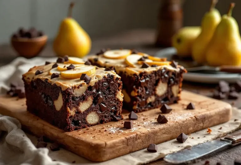 Plus fondant qu’un cake : ce dessert poire-chocolat risque bien de vous rendre accro !