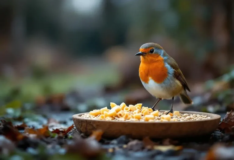 Rouges-gorges au jardin : ce soir, mettez dehors cet aliment de base à 3 centimes, que presque tous les jardiniers oublient
