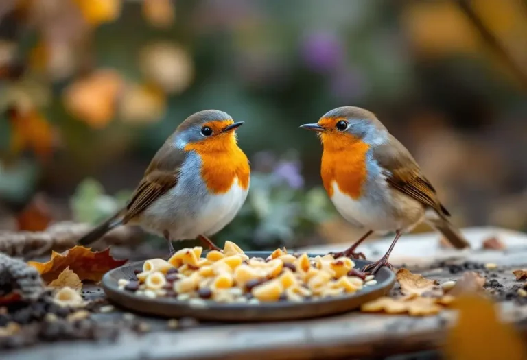 Rouges-gorges au jardin : ce soir, mettez dehors cet aliment de base à 3 centimes que presque tous les jardiniers oublient