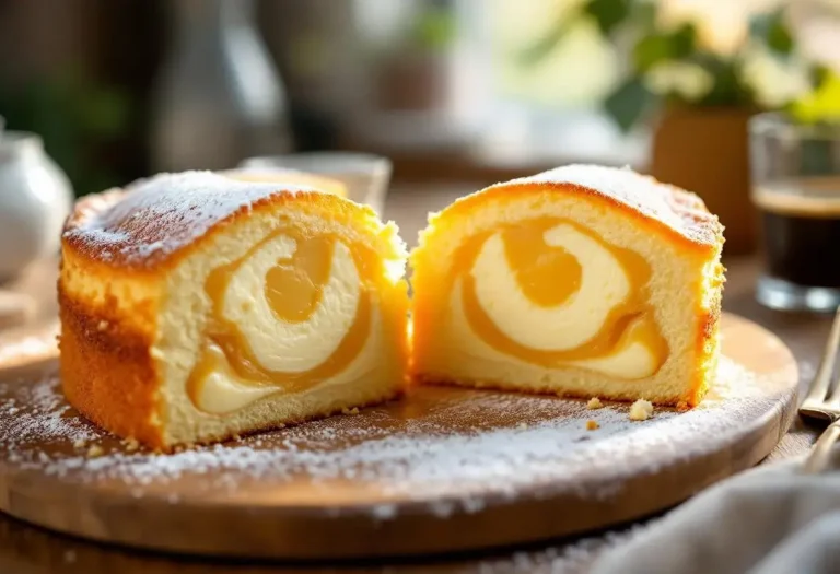 Torta nua italienne : la recette de ce gâteau ultra moelleux, texture nuage à la crème pâtissière, un vrai délice !