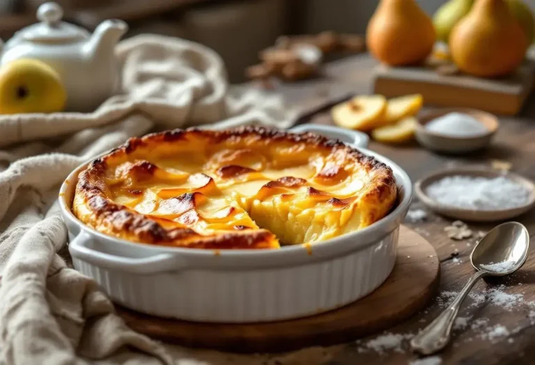 Un clafoutis tout tendre aux pommes, poires et vanille : la recette ultra moelleuse qui transforme l’automne en douceur absolue