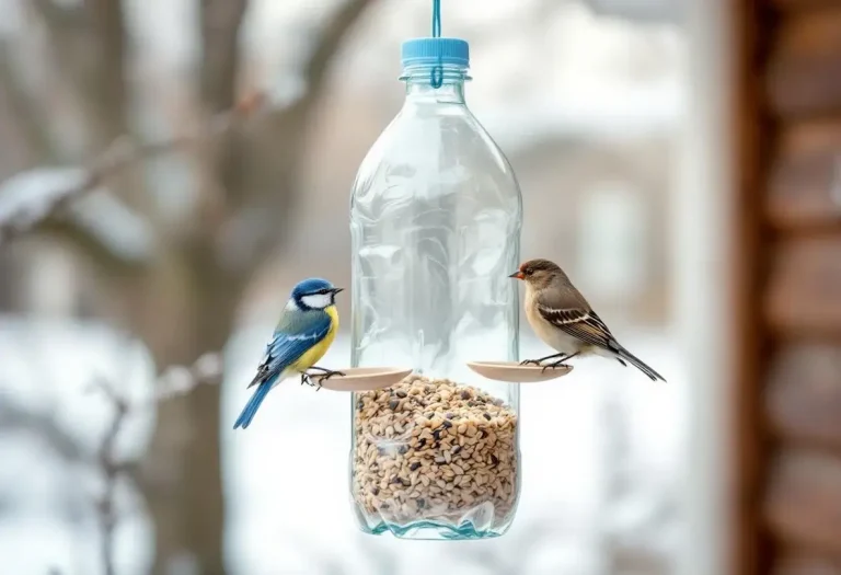 Voici comment une bouteille plastique devient une mangeoire parfaite pour les oiseaux