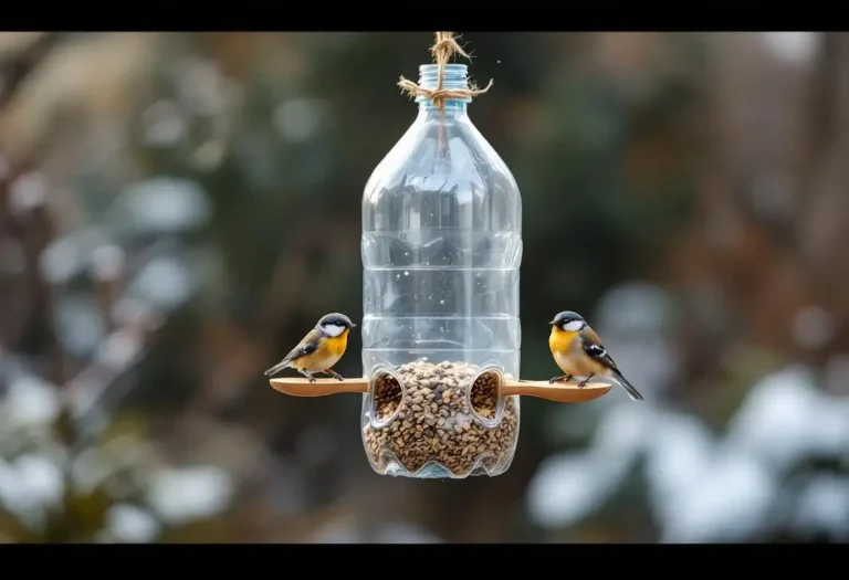 Voici comment une simple bouteille plastique se transforme en mangeoire idéale pour les oiseaux