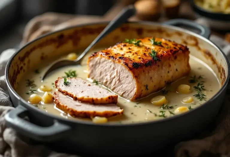 Ce rôti de porc cuit au lait est si fondant qu’on le déguste à la cuillère