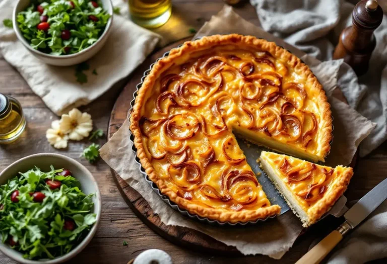 Cette tarte à l’oignon me fait craquer à chaque fois (ma recette ultra simple, ultra fondante et savoureuse)