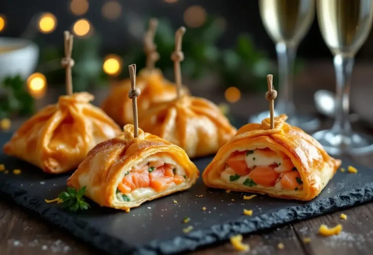 Chaque Nouvel An, je prépare ces aumônières de saumon : tout le monde me réclame la recette