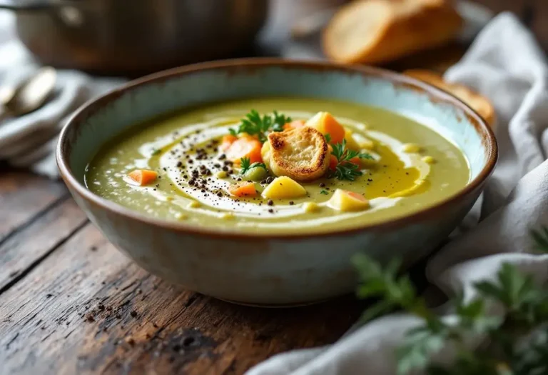 Chaude, onctueuse et ultra simple à faire : testez la recette de soupe de pois cassés et légumes d’hiver
