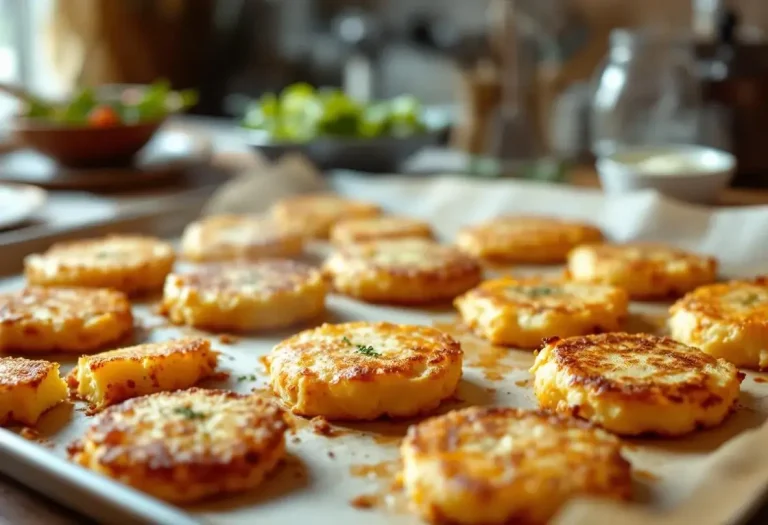 Croustillant doré et parfum d’enfance : la recette ultra rapide de galettes de pommes de terre au four pour régaler toute la famille, sans une goutte d’huile