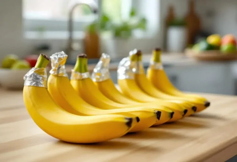 « Elles ne noircissent plus » : mon astuce toute simple pour garder vos bananes bien jaunes beaucoup plus longtemps