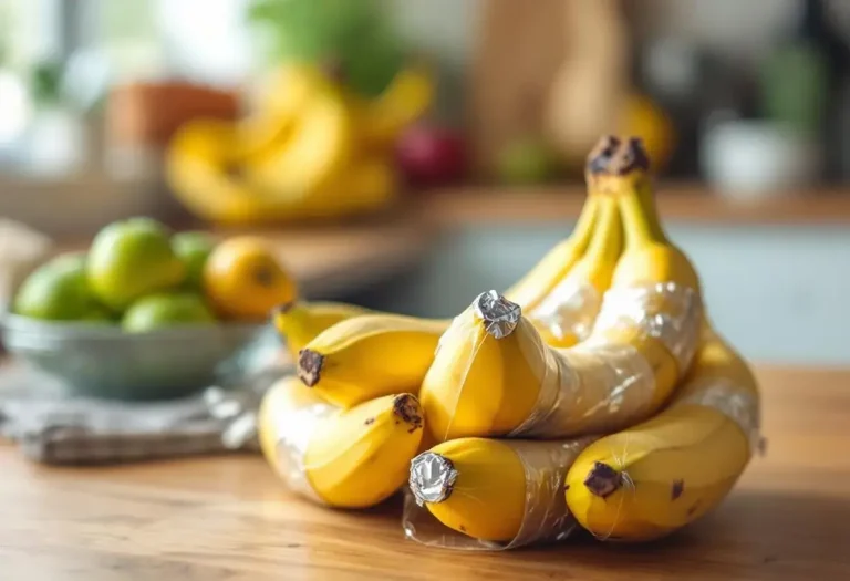 « Elles ne noircissent plus » : mon astuce toute simple pour garder vos bananes bien jaunes vraiment longtemps