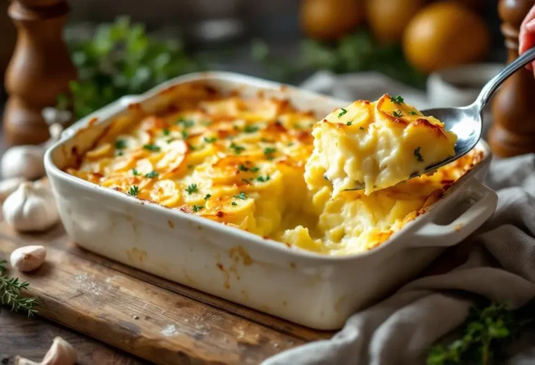J’ai un accompagnement qui fait toujours sensation : le gratin dauphinois, à préparer la veille sans stress !