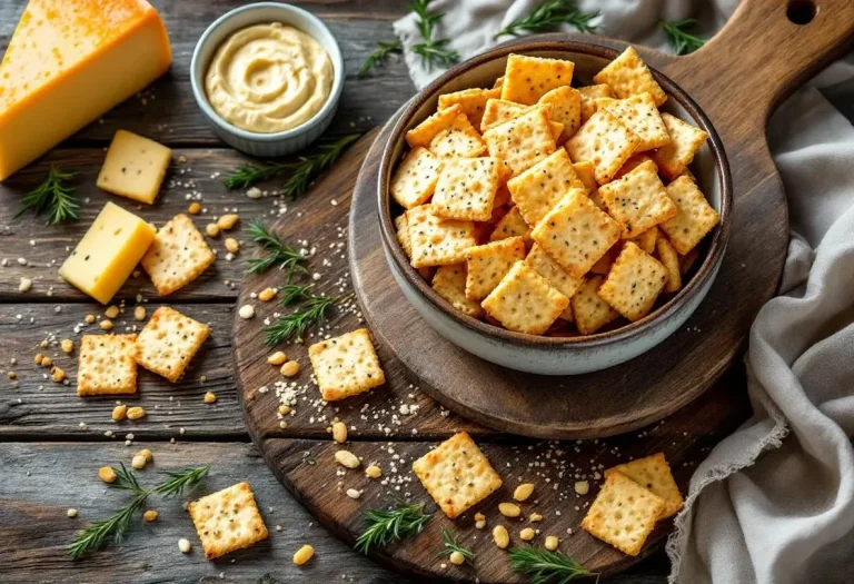 « Je les prépare en 10 minutes pour l'apéro » : mes crackers maison ultra croustillants au fromage et graines dorées, tellement plus savoureux que les industriels