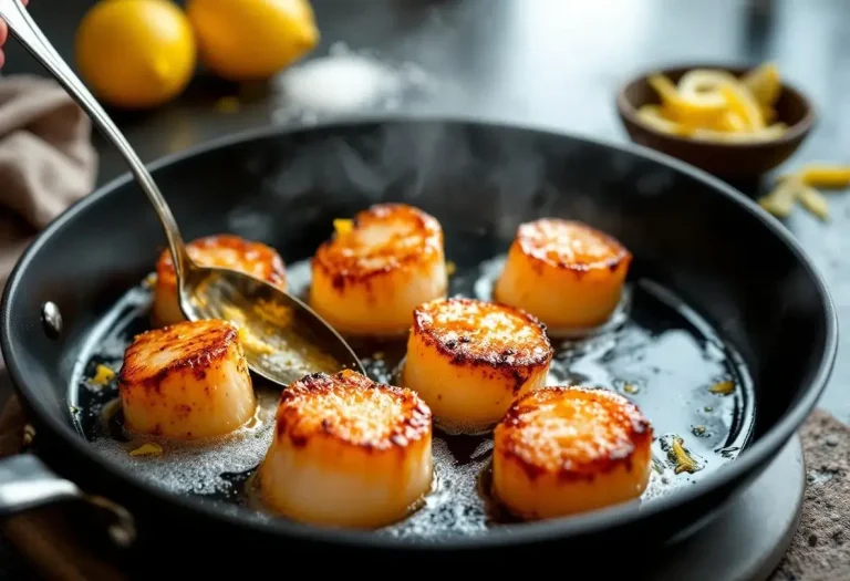 Les 3 astuces ultimes de la cheffe étoilée Stéphanie Le Quellec pour des noix de saint-jacques parfaites en moins de 2 min