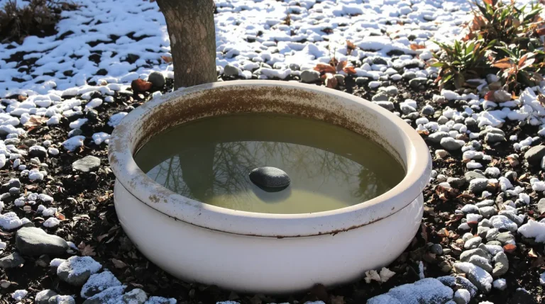 Les ornithologues l'assurent : un saladier brisé attire mieux les oiseaux qu'un abreuvoir classique en hiver