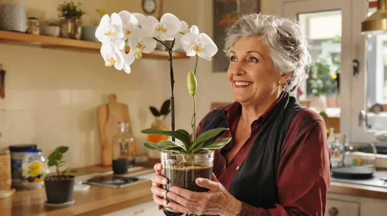 Orchidée : je la fais refleurir très vite grâce à une simple pomme de terre