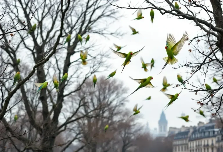 Perruches vertes : d'où viennent ces oiseaux exotiques qui ont colonisé Paris et toute l'Île-de-France ?