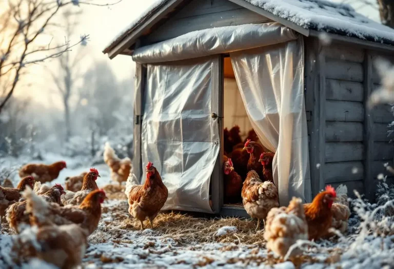 Pourquoi de plus en plus d’éleveurs installent un rideau dans leur poulailler en hiver (et ce que ça change vraiment pour la qualité de leurs œufs)