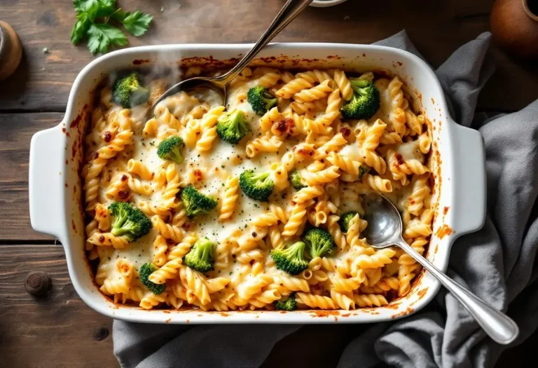 « Un plat familial fondant avec des restes de pâtes » : 20 minutes au four et ce gratin aux brocolis irrésistible est prêt