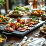 accompagner une pierrade