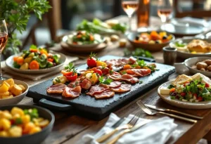 accompagner une pierrade