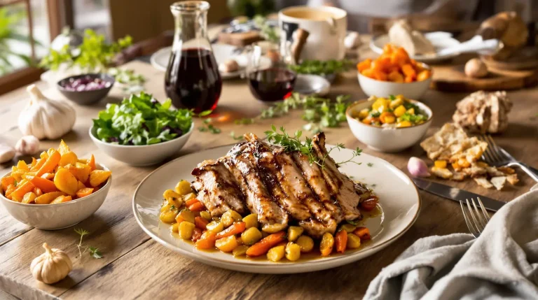 accompagnement d'un confit de canard