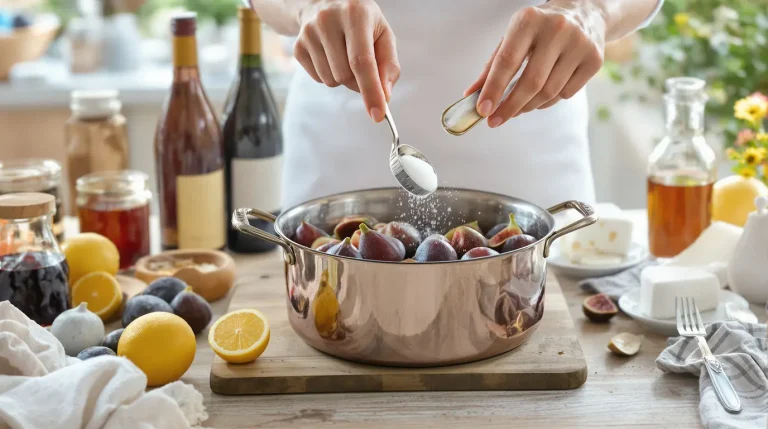 quelle quantité de sucre pour confiture de figues