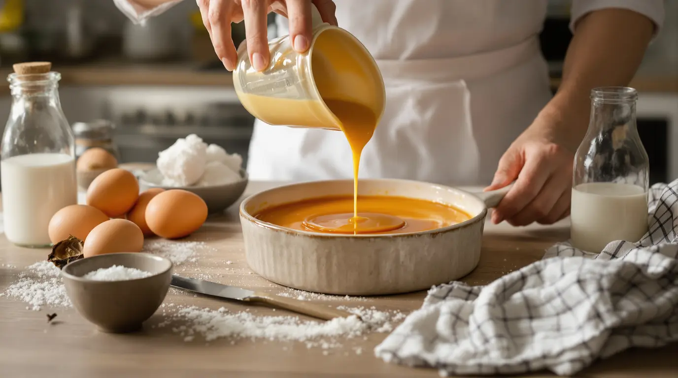 recette flan aux œufs de nos grand-mère