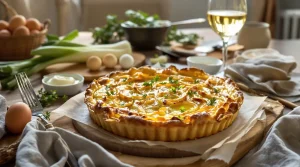 tarte aux poireaux à l'ancienne