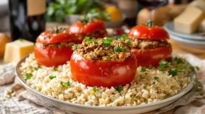 tomates farcies recette de grand-mère avec riz