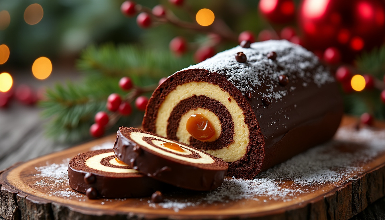 apprenez à préparer une bûche de noël délicieuse avec un insert croustillant pour surprendre vos invités et rendre vos fêtes encore plus gourmandes.