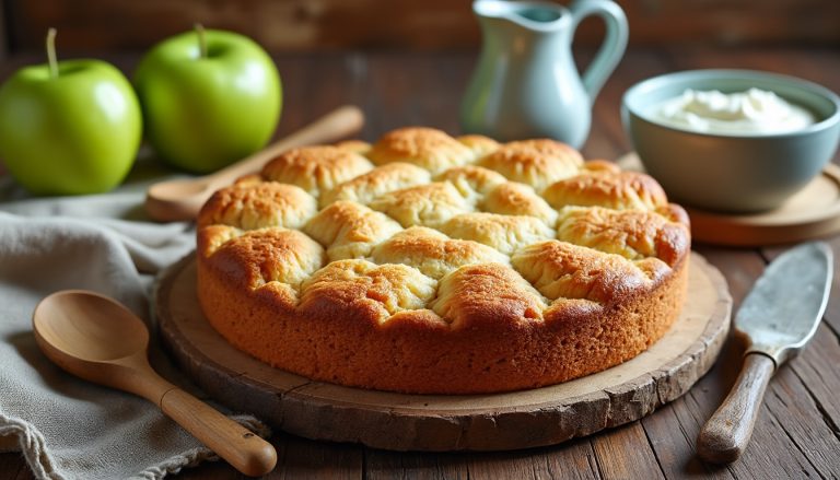 découvrez la recette facile et traditionnelle du gâteau au yaourt et aux pommes de grand-mère, un dessert moelleux et savoureux qui ravira toute la famille.