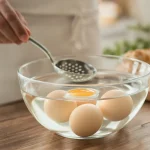 oeuf qui flottent