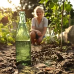 Pourquoi les anciens enterraient des bouteilles en verre le long des allées : les jardiniers redécouvrent