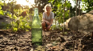 Pourquoi les anciens enterraient des bouteilles en verre le long des allées : les jardiniers redécouvrent