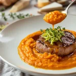 quelle viande avec une purée de carottes