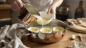 recette oeufs au lait bain-marie