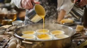 recette oeufs au lait bain-marie