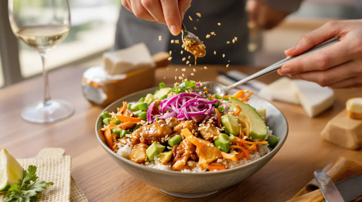 Recette poke bowl poulet: saveurs exotiques et fraîches recette poke bowl poulet