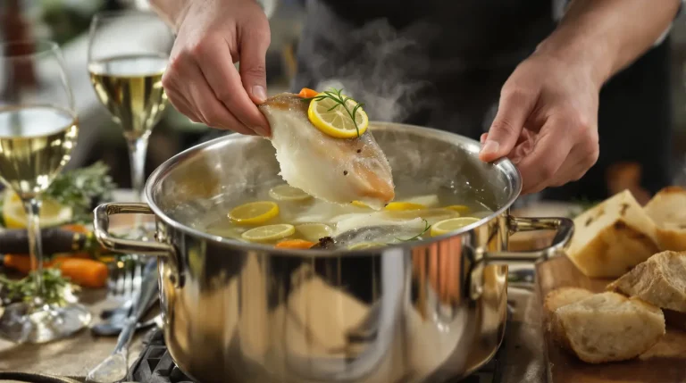 temps de cuisson roussette au court bouillon